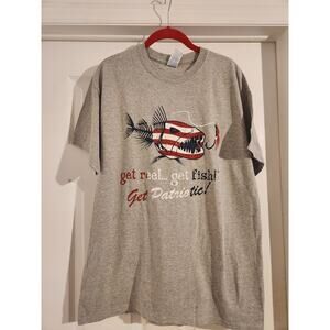 Get Reel Mens Tshirts Grey L